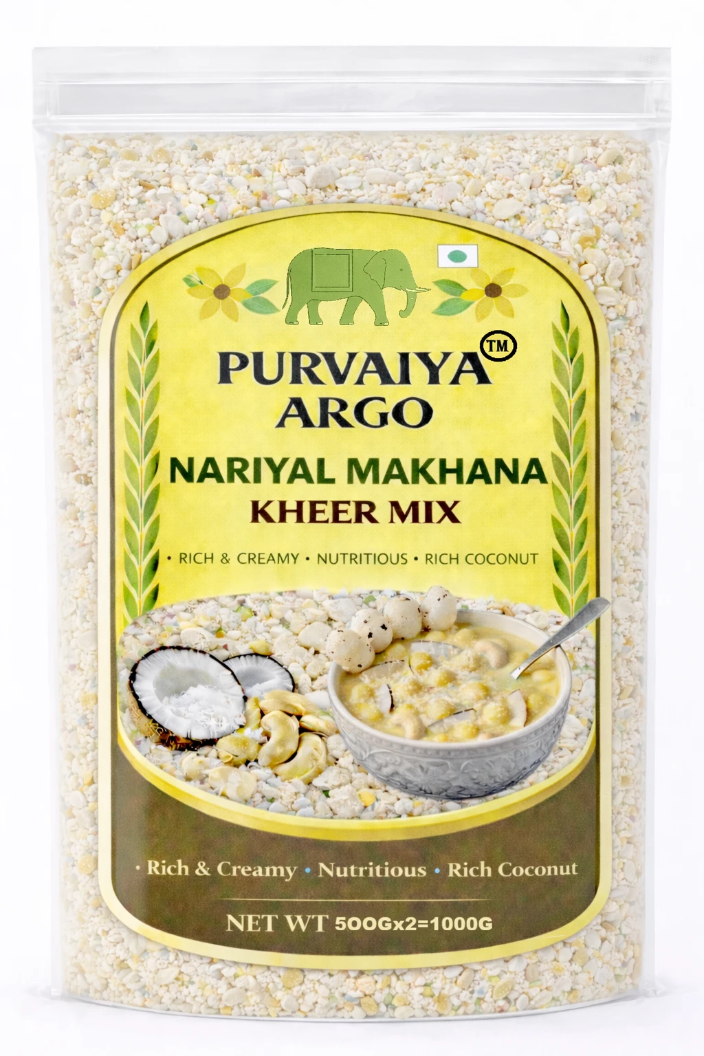 PURVAIYA ARGO NARIYAL MAKHANA KHEER MIX