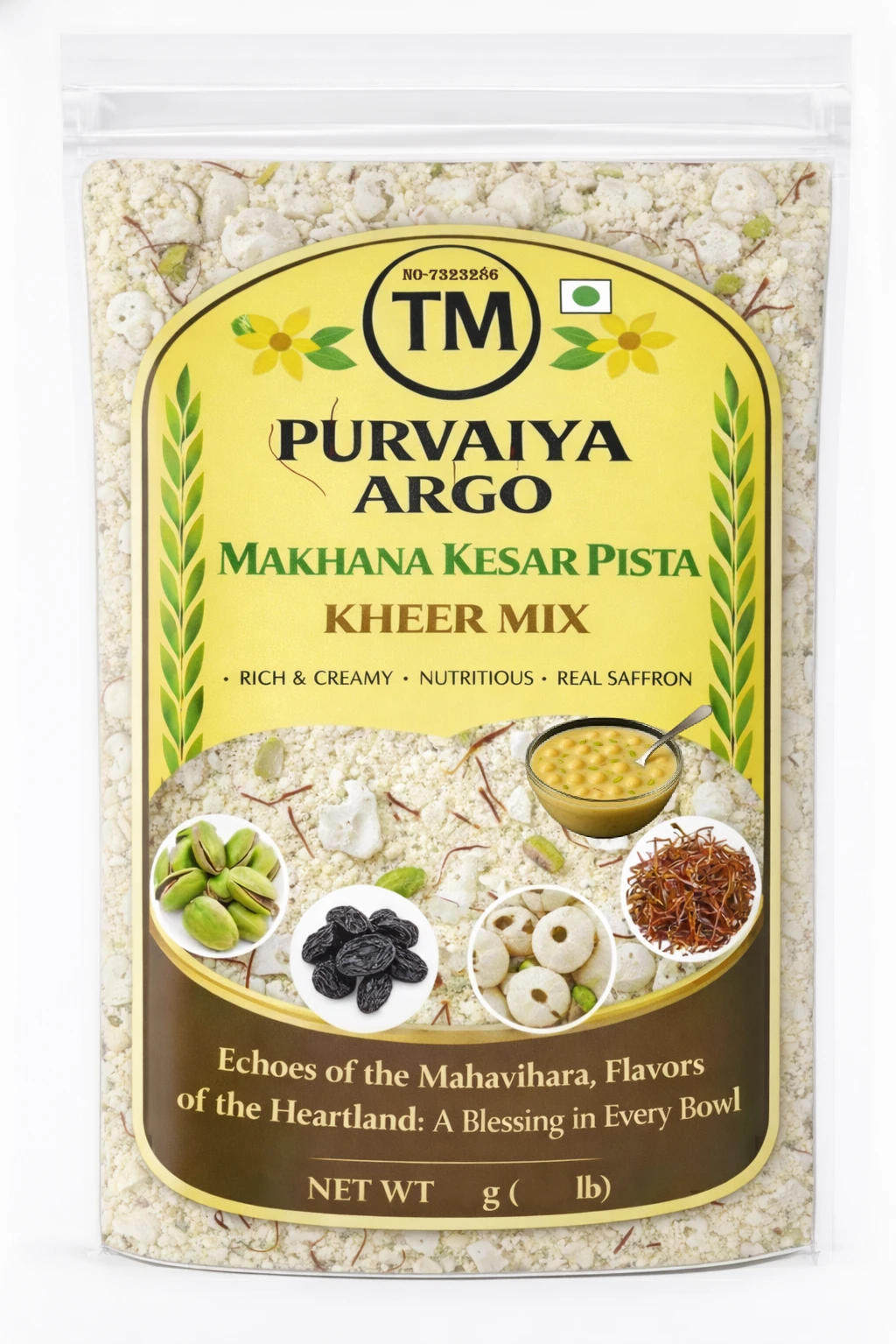 PURVAIYA ARGO KESAR PISTA KHEER MIX