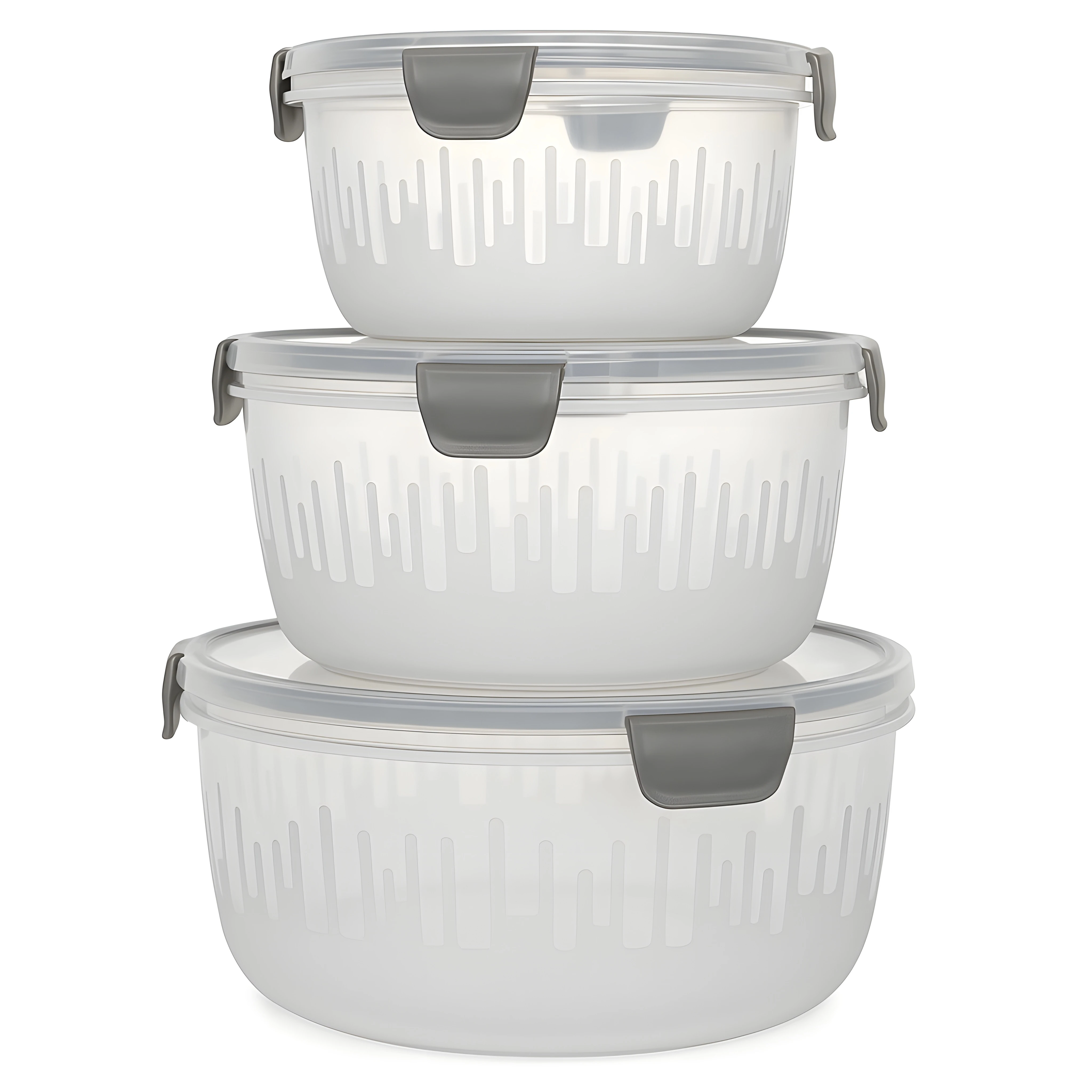 Smart Lock Airtight Container Set (3 Pcs)