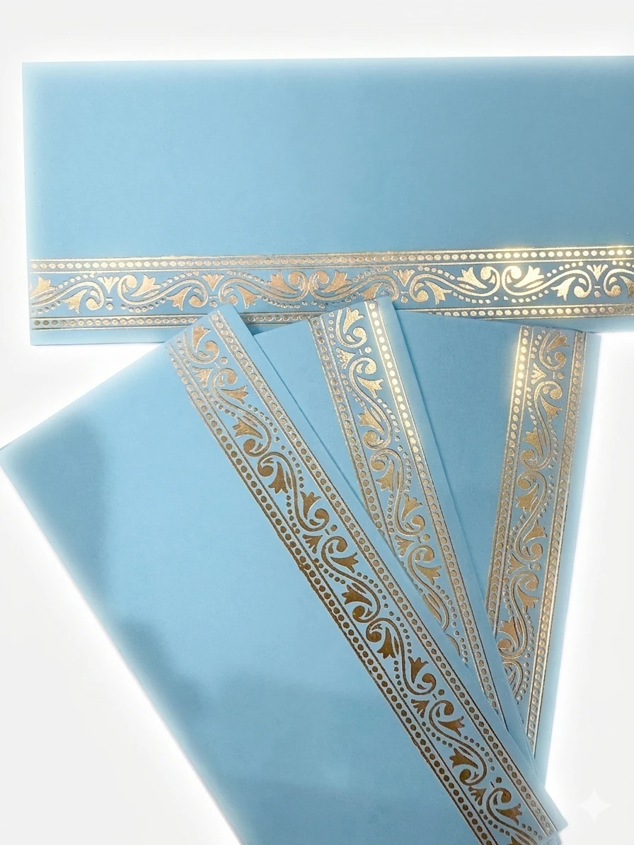 Shagun Lifafa Flower Design Multicolored Money Envelope (Multicolor)