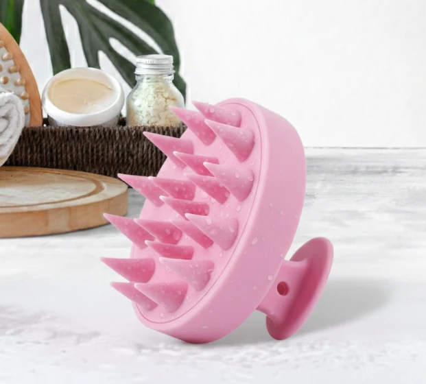 Hair Scalp Massager (Marble Pink), Scalp Massager, Head Massager, Scalp Massager For Hair Growth, Hair Massager, Hair Massager For Hair Growth, Hair Scalp Massager Brush, Hair Wash Brush, Head Scrubber, Hair Scalp Massager Shampoo Brush
