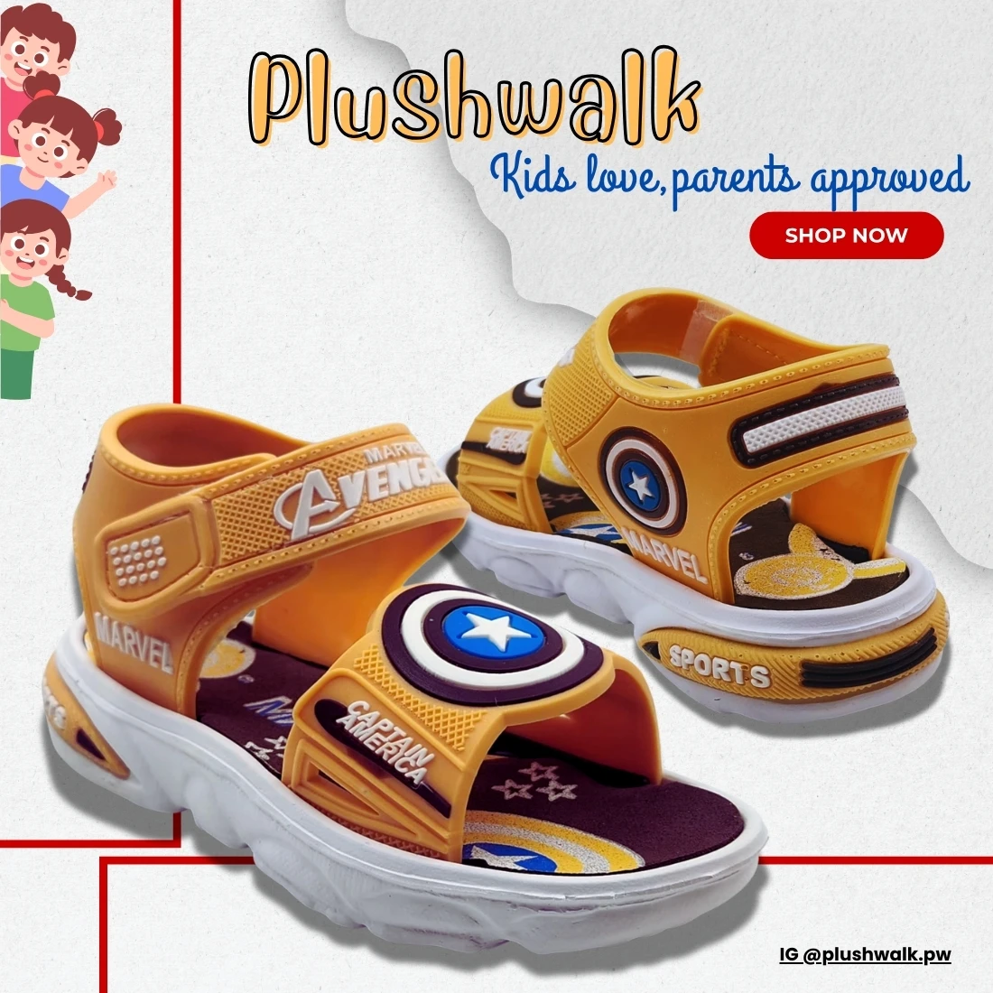 Avengers Stylish Kids Sandals