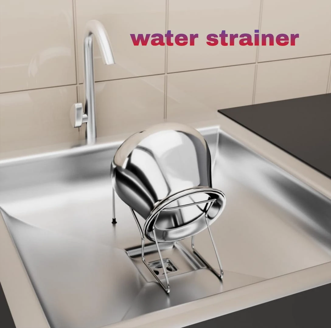 Premium Stainless Steel Water Drainer Stand | Multipurpose Strainer for Rice, Pasta, Noodles, vegetable & Beans | Rust-Free Kitchen Sink Drainer Basket Stand# kitchen rack