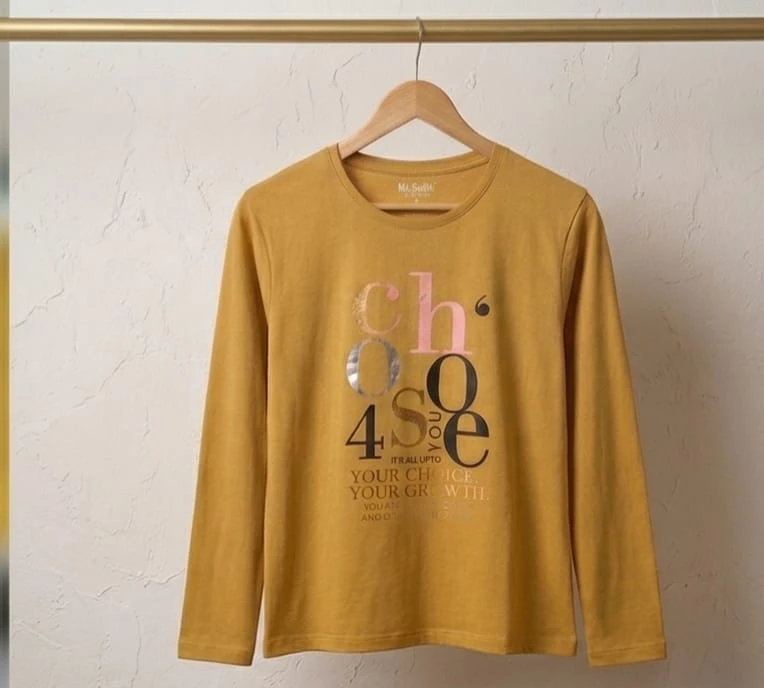 LADIES T-SHIRT FULL SLEVES