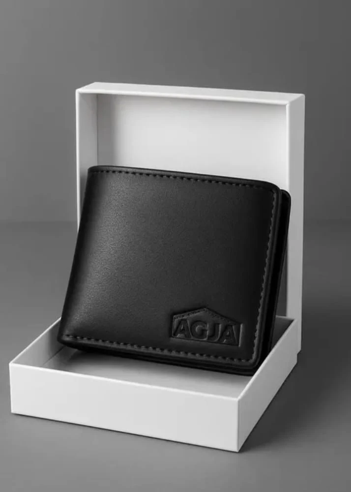 Black wallet for men