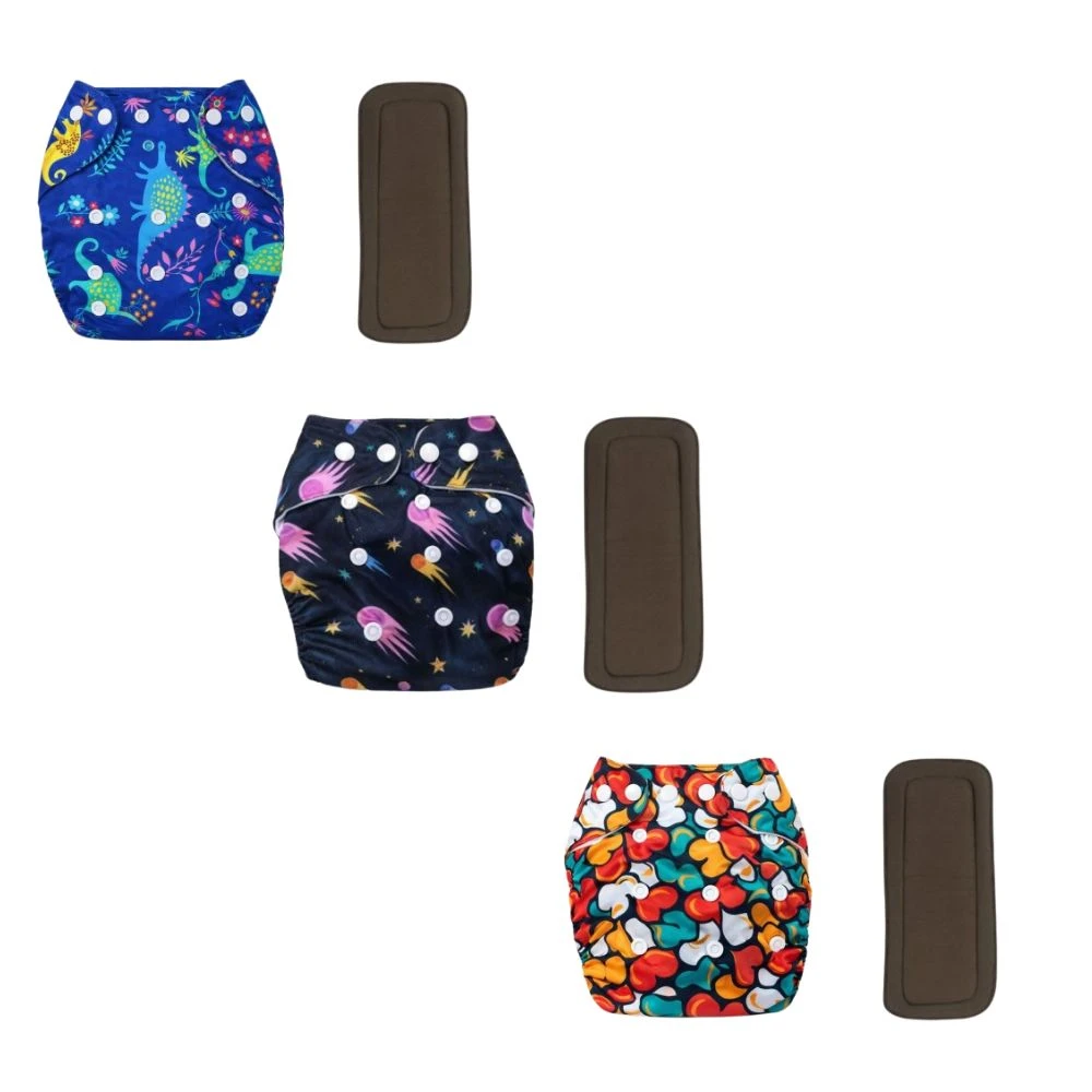 KALRA MAGIC Reusable Cloth Diaper For Kids | Adjustable, Leak-Proof & Washable Diaper for Newborns, Infants & Toddlers | Soft Cotton Fiber, Absorbent, Eco-Friendly Pack of 1