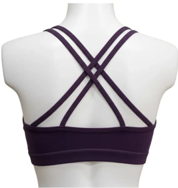 Criss cross beck design sport bra