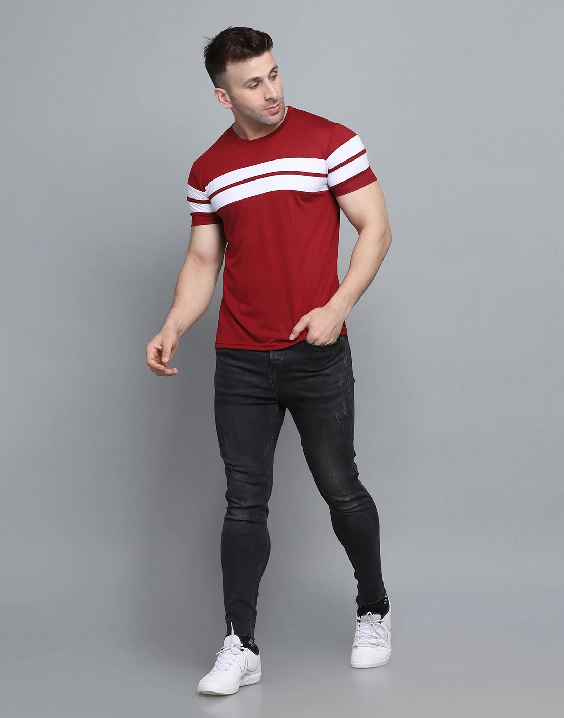 '''''''MEN'S HALF T-SHIRT''''' COTTON BLEND
