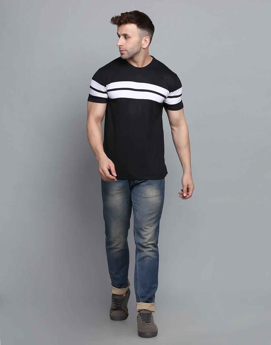 '''''''MEN'S HALF T-SHIRT''''' COTTON BLEND