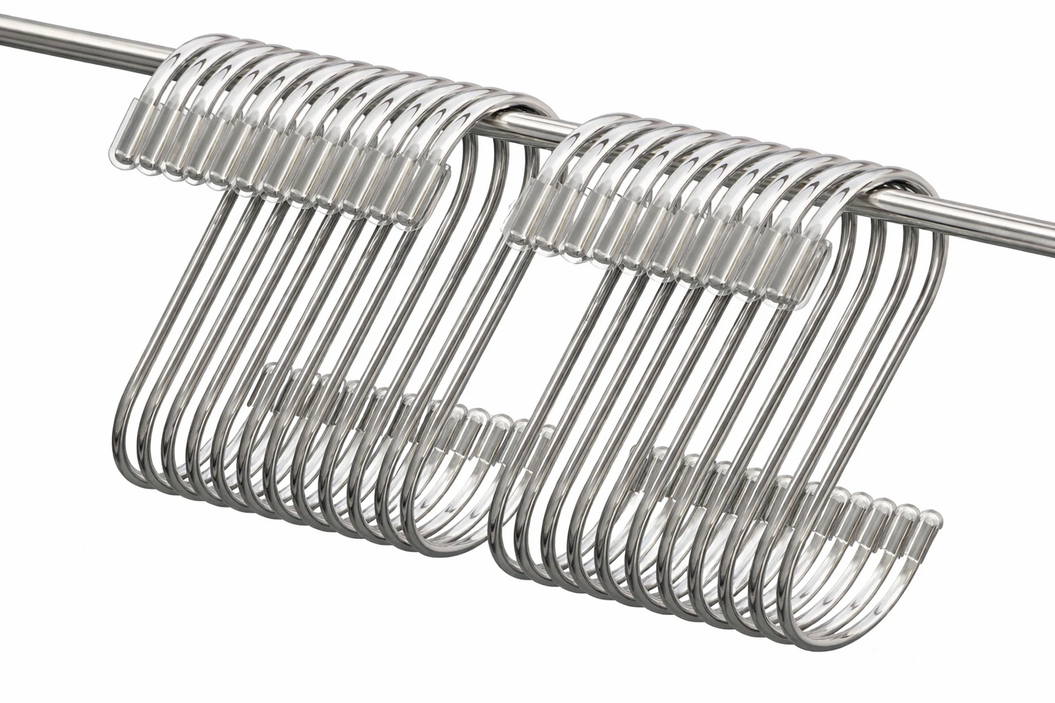 20 PCS Stainless Steel S Hooks Heavy Duty | Multipurpose Hanging Hooks for Kitchen Utensils, Wardrobe, Bathroom, Pegboard & Tool Organizer | Rust Proof Metal Hooks