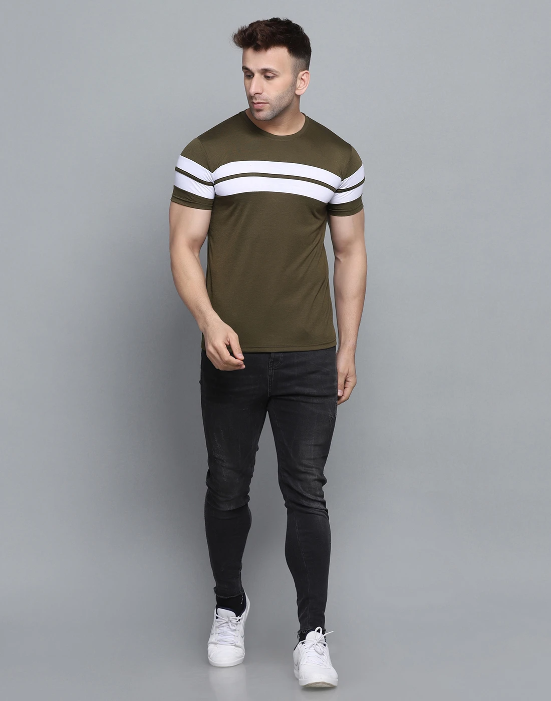 '''''''MEN'S HALF T-SHIRT''''' COTTON BLEND