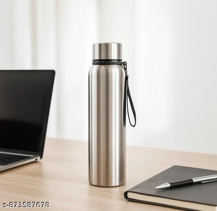 stainless steel water bottle, steel bottle for office, reusable metal water bottle, leak proof water bottle, portable drinking bottle, travel water bottle, office desk bottle, gym water bottle, eco friendly bottle, durable steel bottle, modern water bottl