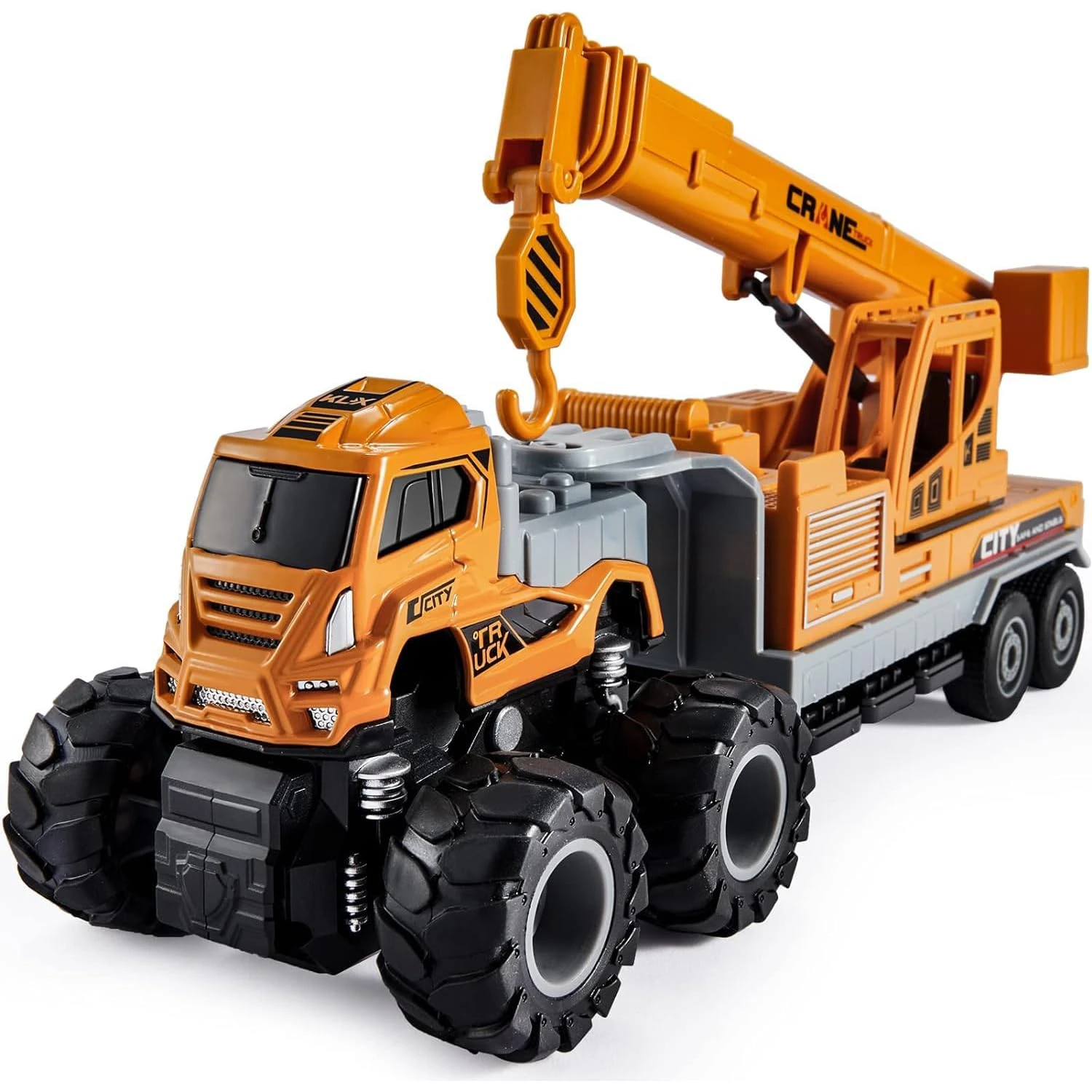 Friction Powered Excavator Construction Truck Toy for Kids Boys Engineering Diggers Die cast Alloy Model Tow Truck Pull Back Vehicle Gift