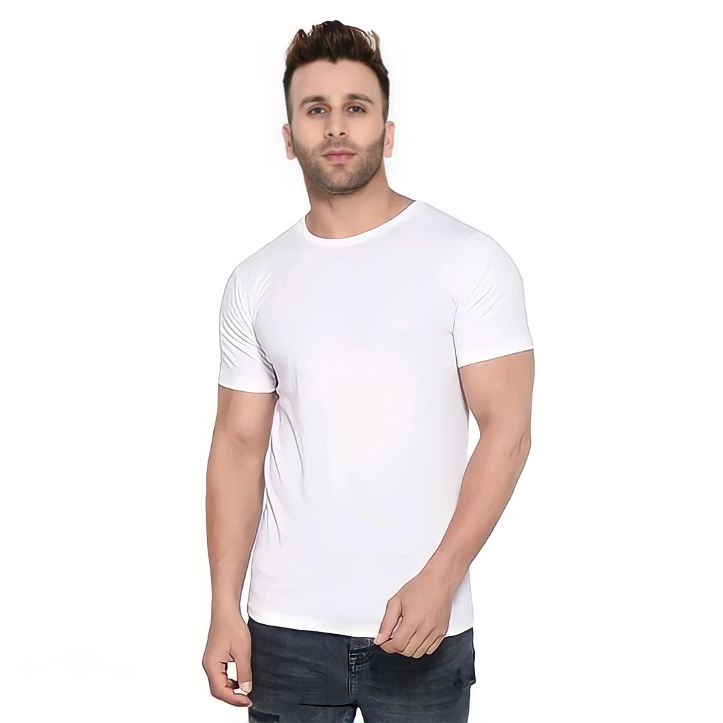 Mens Stripes Half Sleeve Tshirt