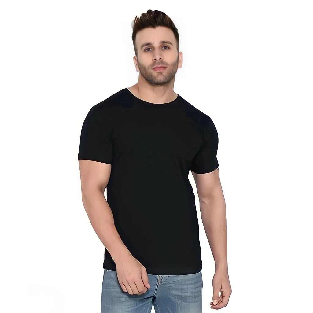 Mens Stripes Half Sleeve Tshirt