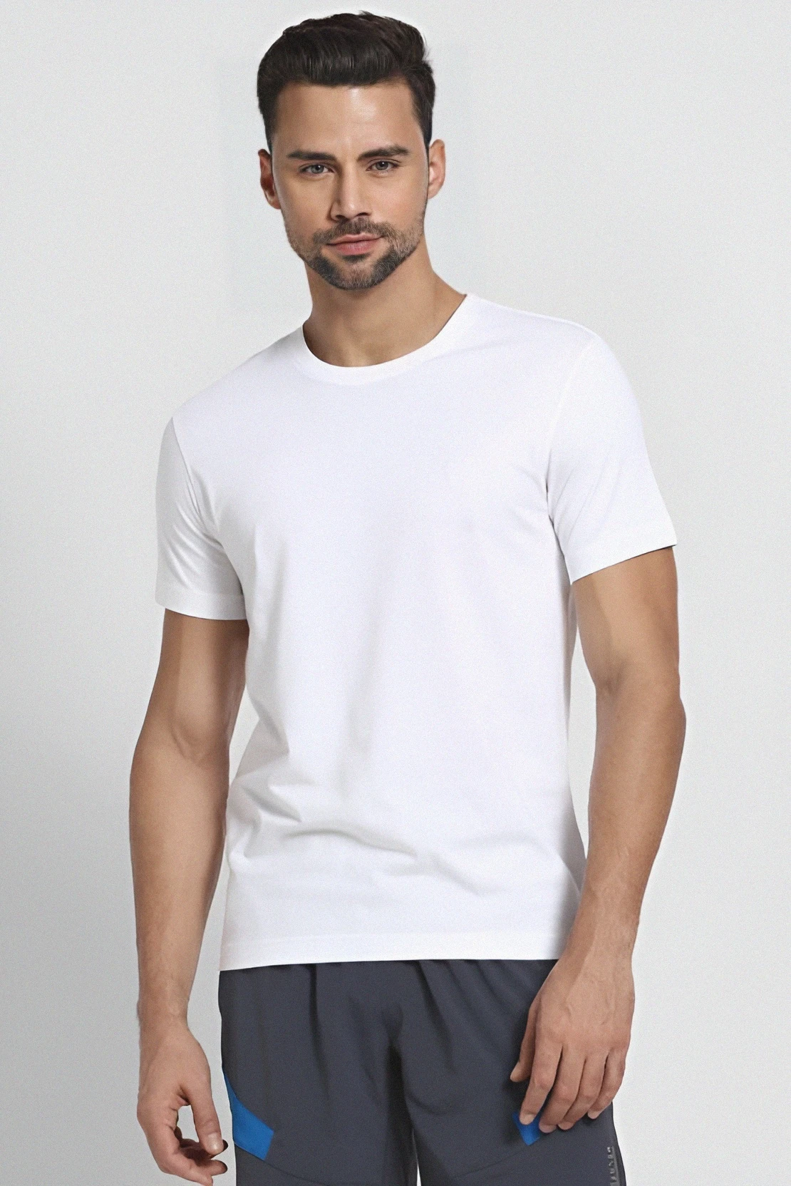 Mens Stripes Half Sleeve Tshirt