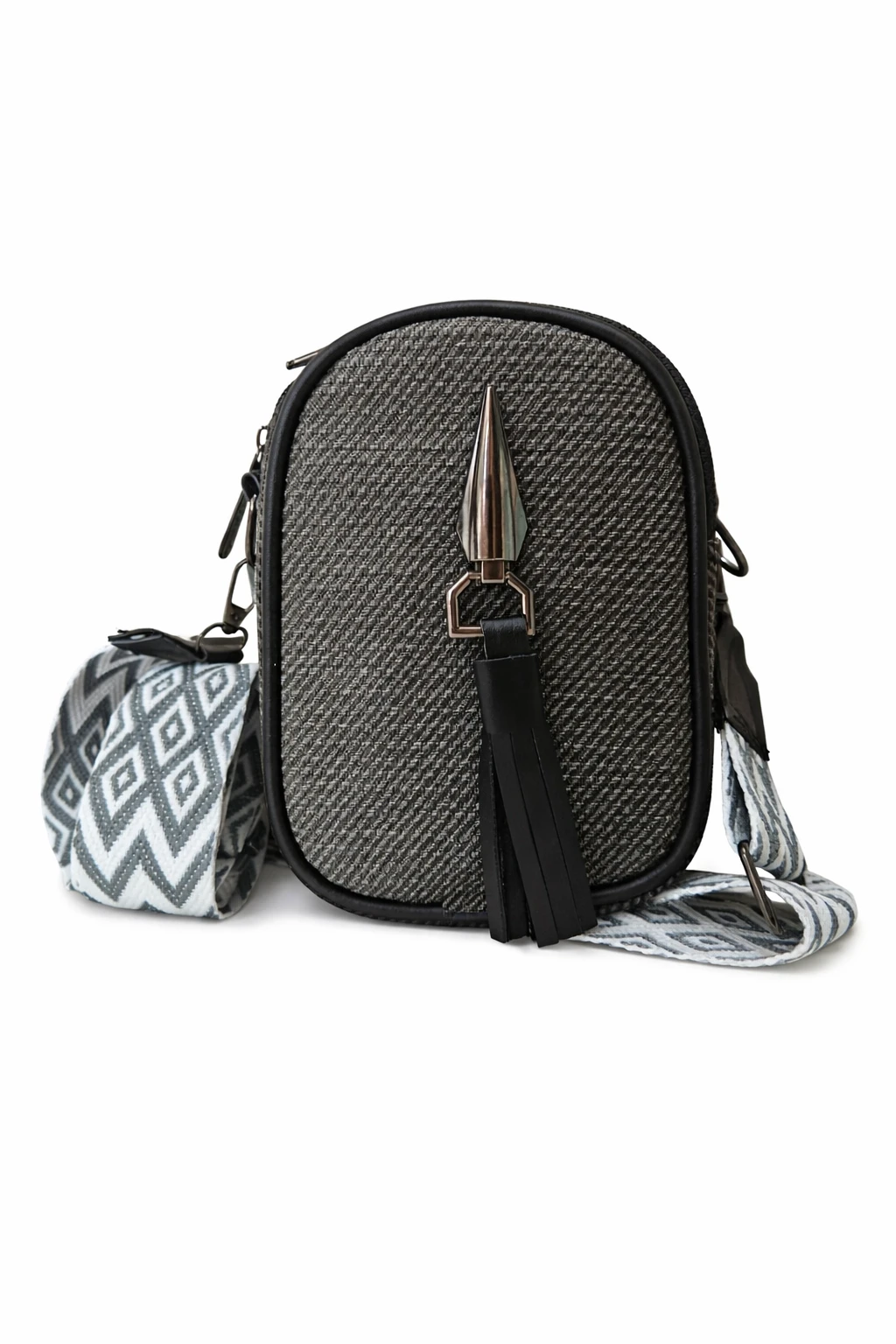 Fashionable Women Sling Bag | Small Crossbody Purse | Multi Zipper Casual Travel Bag | Multi Pocket Compact Bag | Trendy Unisex Crossbody Sling Bag