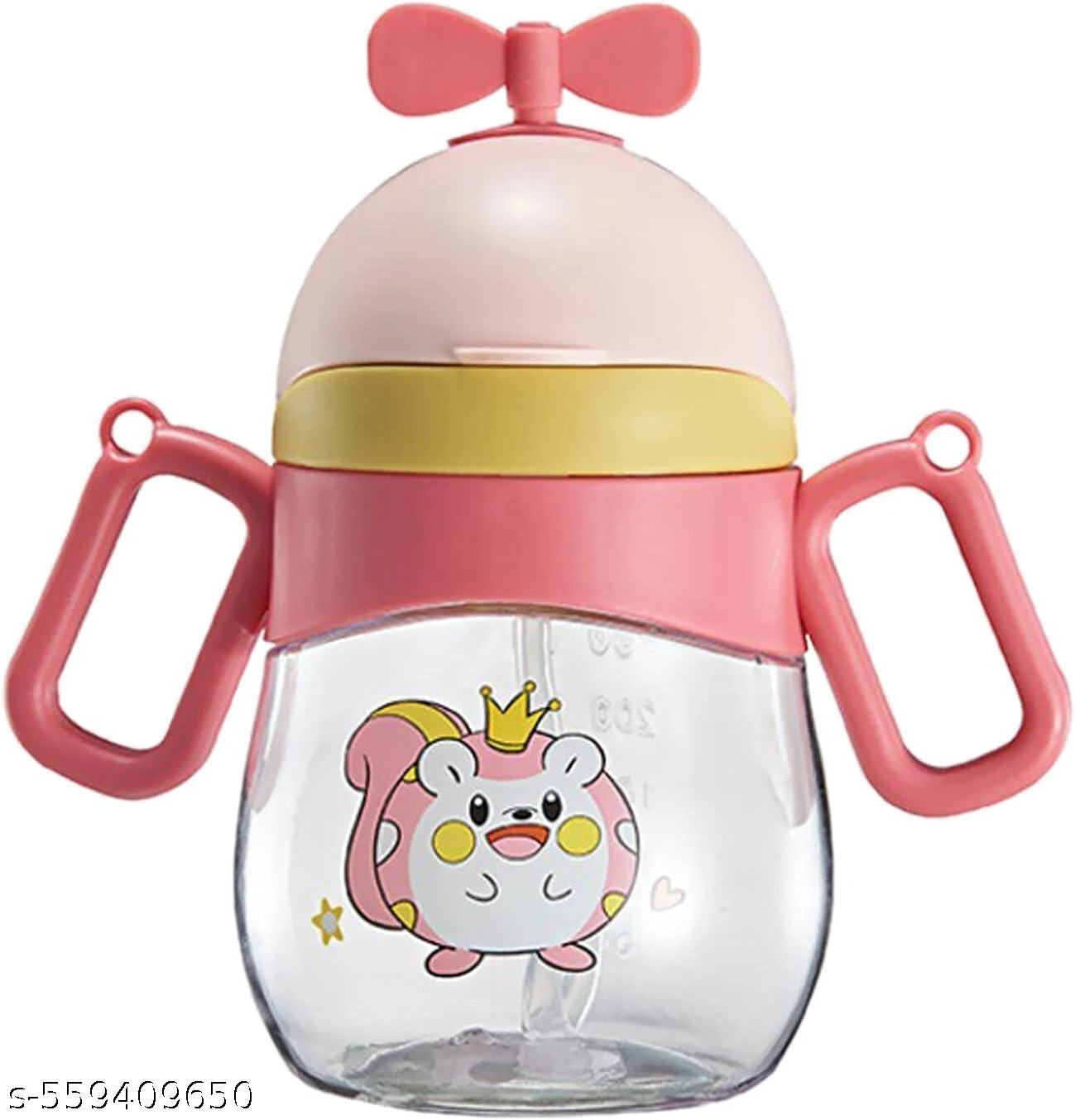 STRAW SIPPER USED FOR KIDS (PINK)