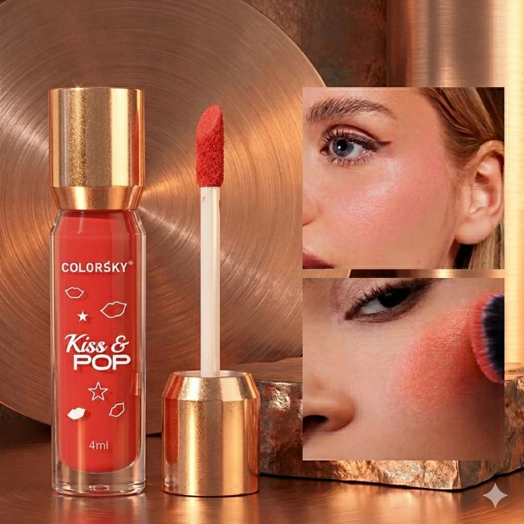 KISS & POP RED BLUSH