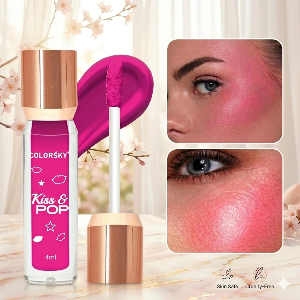 KISS & POP HOT PINK BLUSH