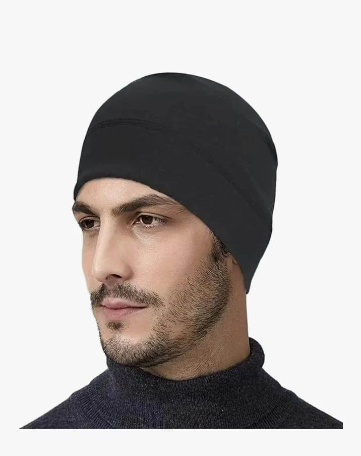 Multi Pieces Skull Caps Helmet Liner Sweat Wicking Cap Running Hats Cycling Skull Caps for Men Women Lightweight Beanie Sleep Hats Breathable Helmet Liner