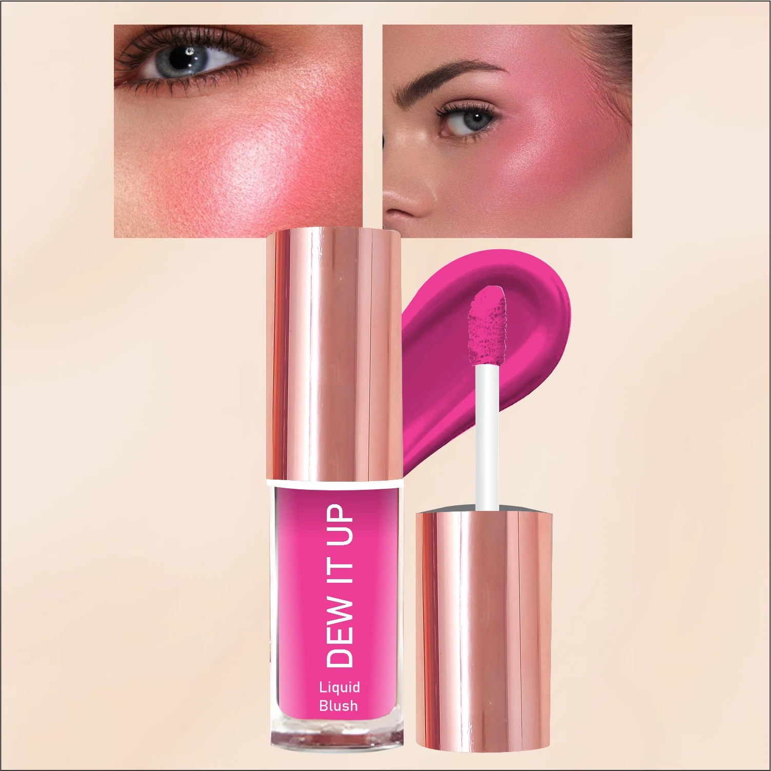 DEW IT UP HOT PINK BLUSH