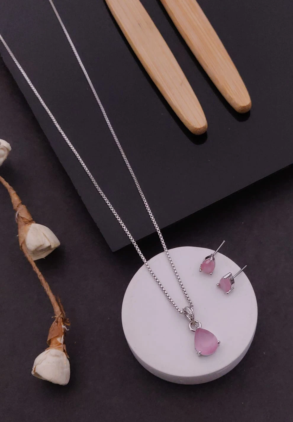 Anti-Tarnish silver Plated Stainless Steel Flat box Chain Necklace Waterproof Chain Layering Pendant | Gifts for Women and Girls