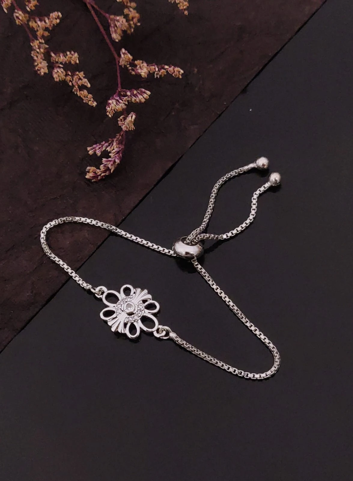 Silver Polished Bracelet, Minimal Silver Chain Bracelet, Everyday Jewelry, Gift for Her