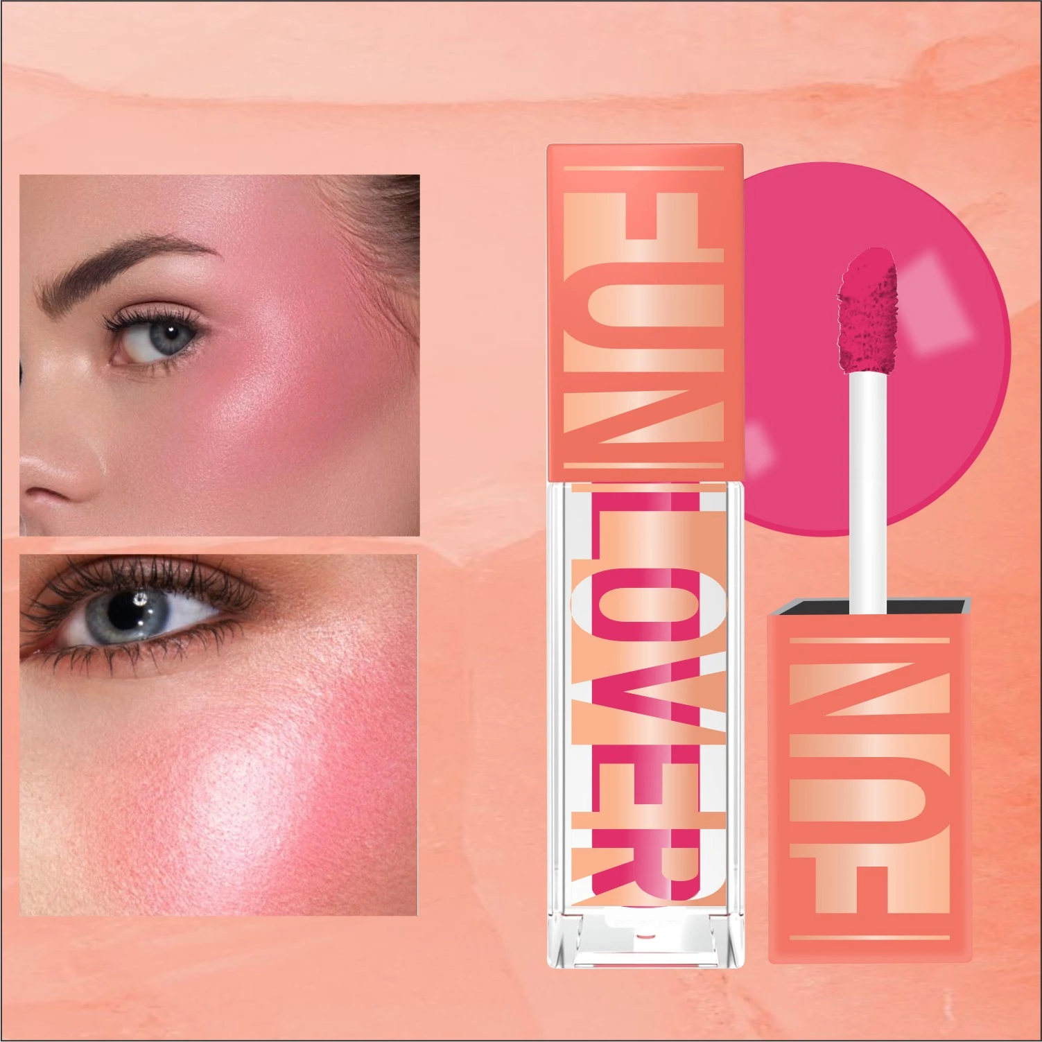 FUN LOVER HOT PINK BLUSH