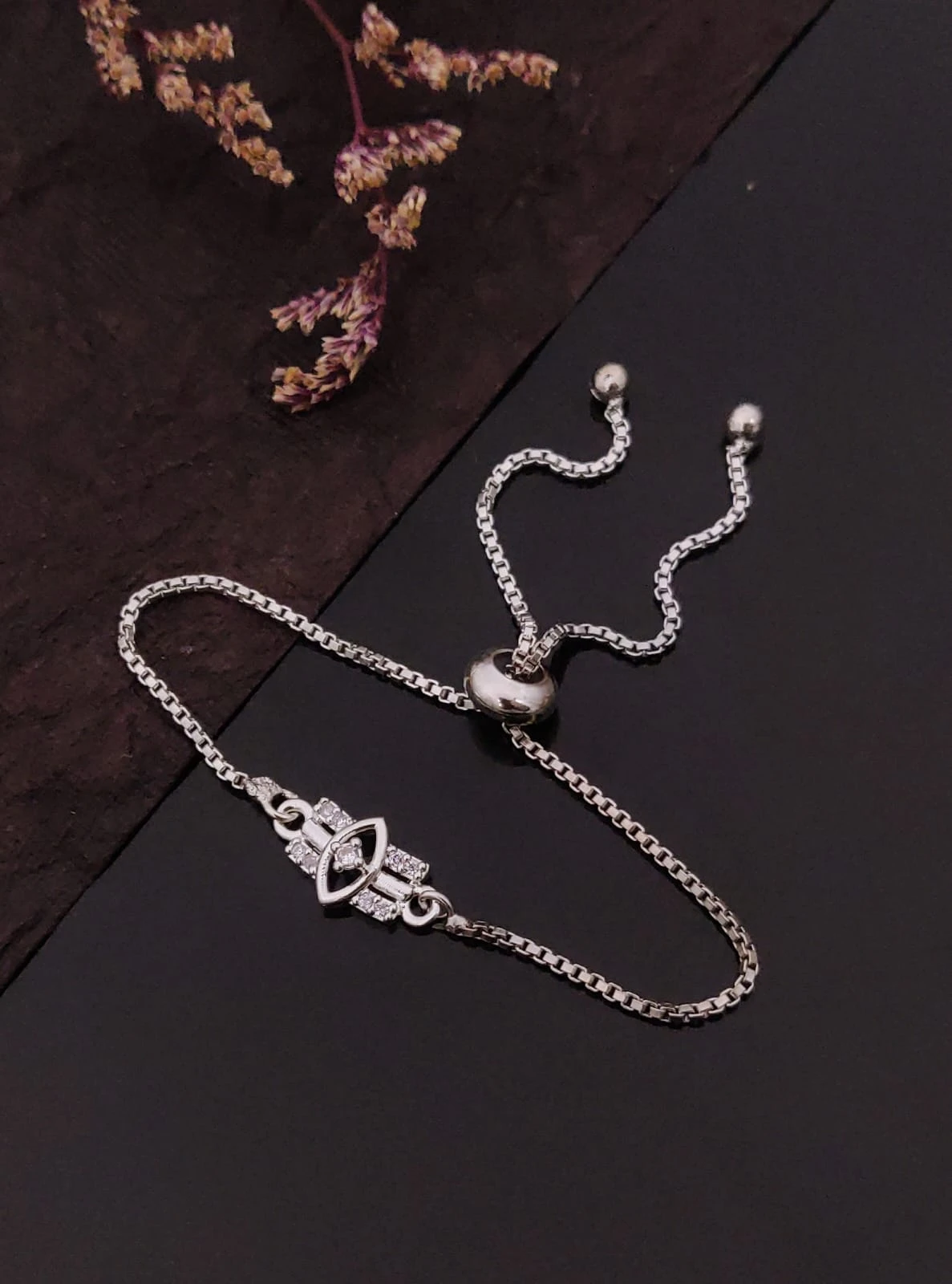 Silver Polished Bracelet, Minimal Silver Chain Bracelet, Everyday Jewelry, Gift for Her