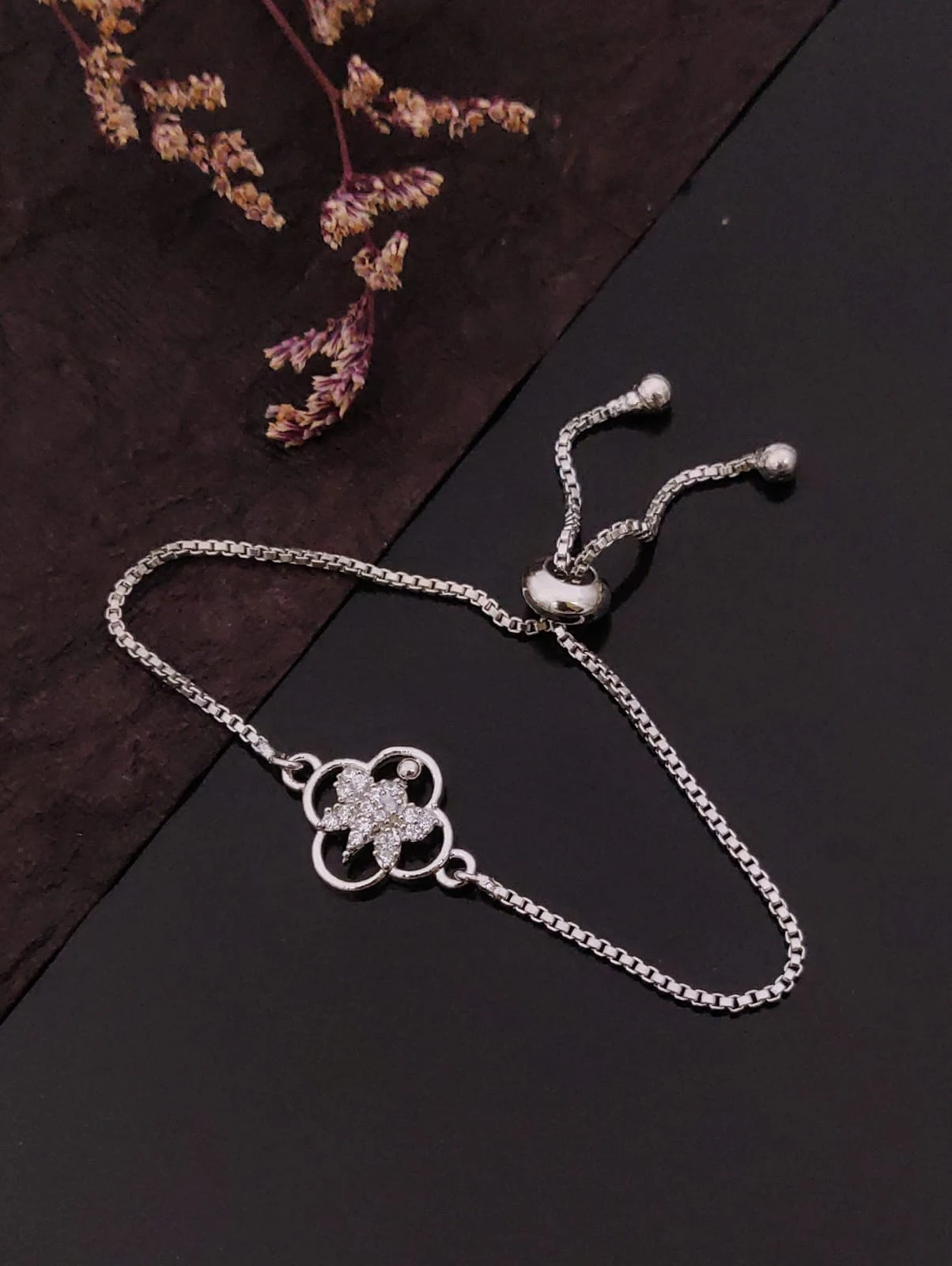 Silver Polished Bracelet, Minimal Silver Chain Bracelet, Everyday Jewelry, Gift for Her
