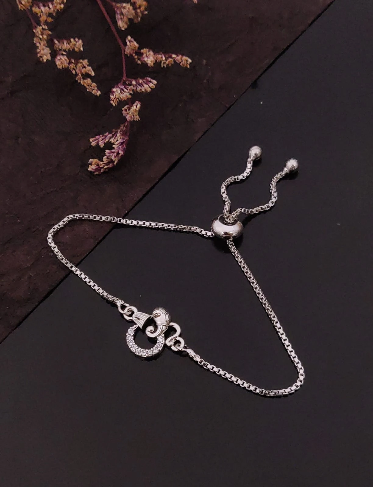 Silver Polished Bracelet, Minimal Silver Chain Bracelet, Everyday Jewelry, Gift for Her