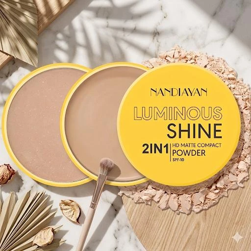 NANDIAYAN YELLOW COMPACT POWDER