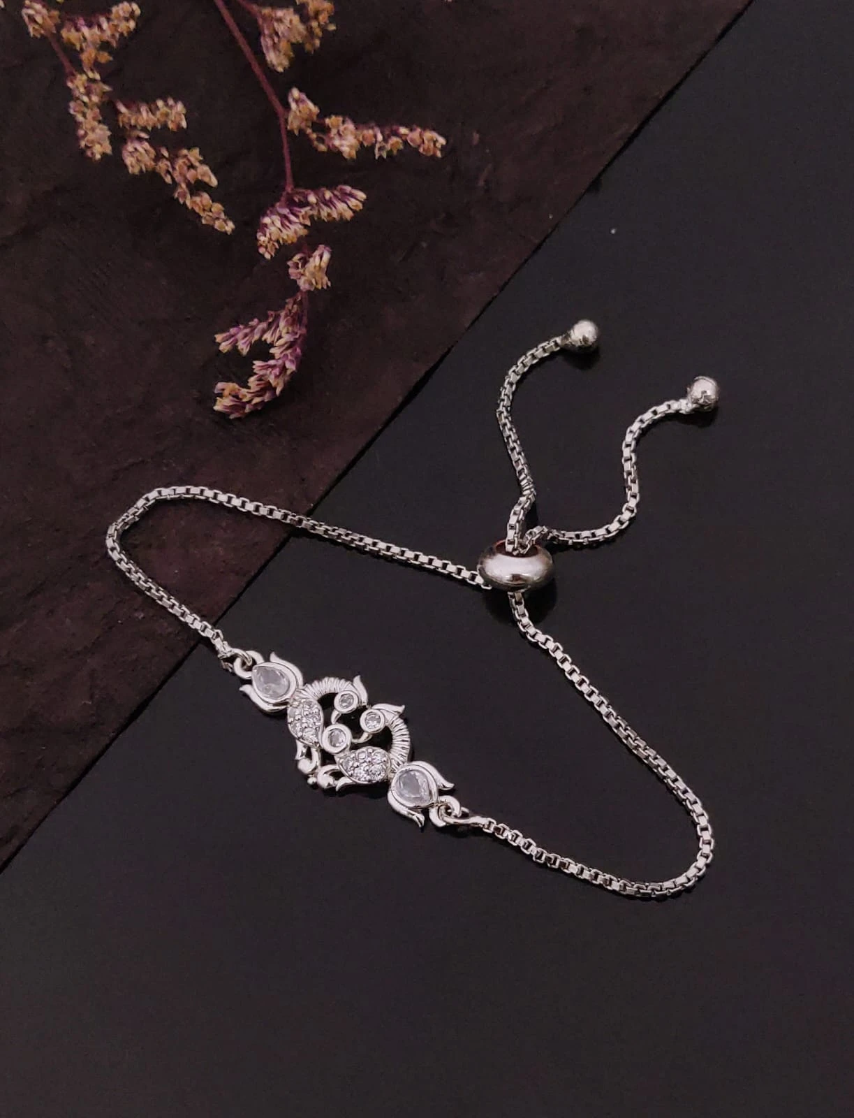 Silver Polished Bracelet, Minimal Silver Chain Bracelet, Everyday Jewelry, Gift for Her