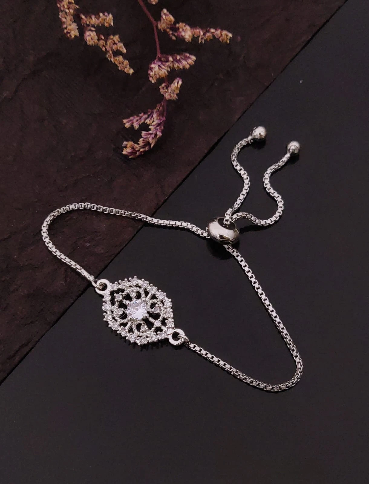 Silver Polished Bracelet, Minimal Silver Chain Bracelet, Everyday Jewelry, Gift for Her