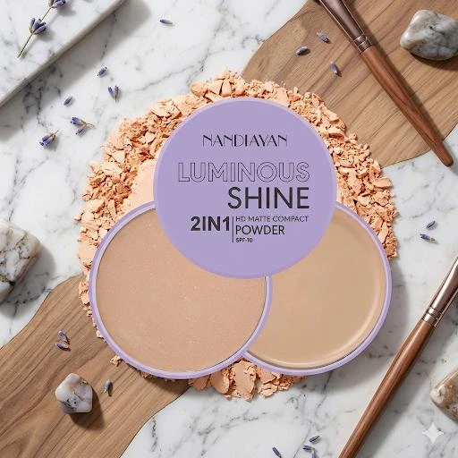 NANDIAYAN PURPLE COMPACT POWDER