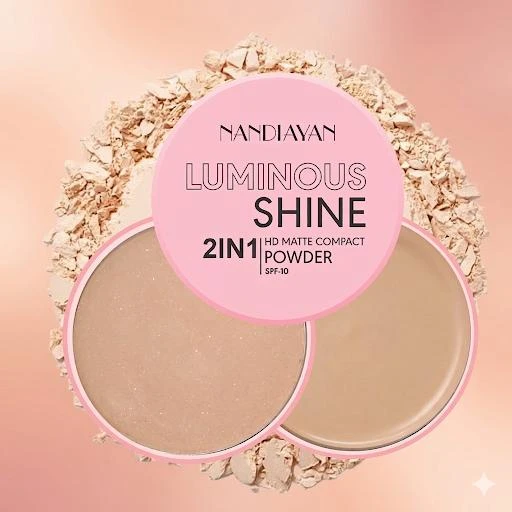 NANDIAYAN PINK COMPACT POWDER