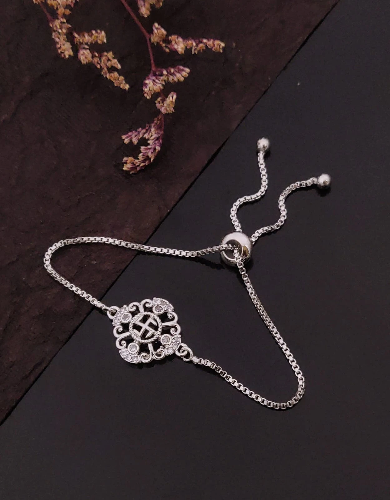 Silver Polished Bracelet, Minimal Silver Chain Bracelet, Everyday Jewelry, Gift for Her