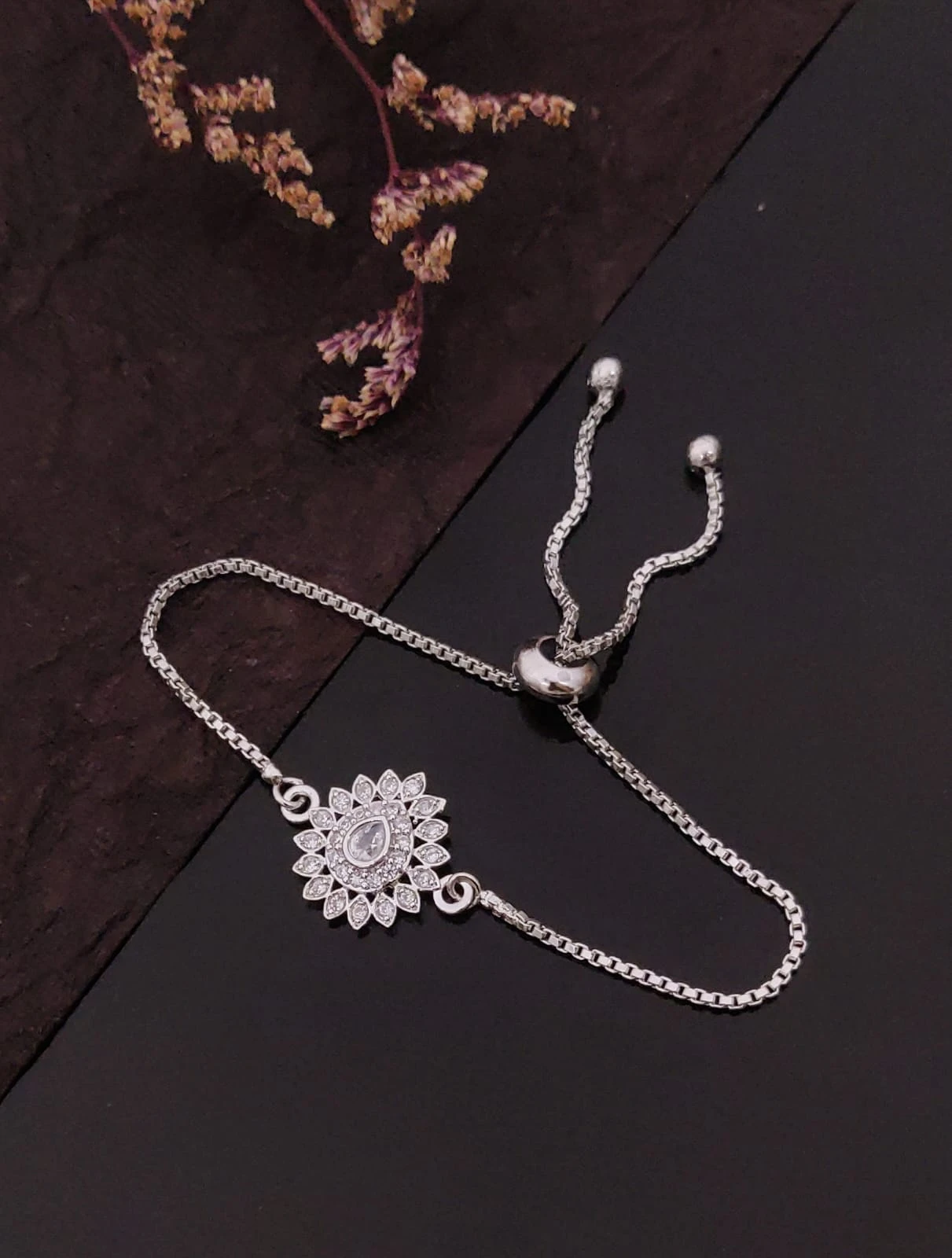 Silver Polished Bracelet, Minimal Silver Chain Bracelet, Everyday Jewelry, Gift for Her