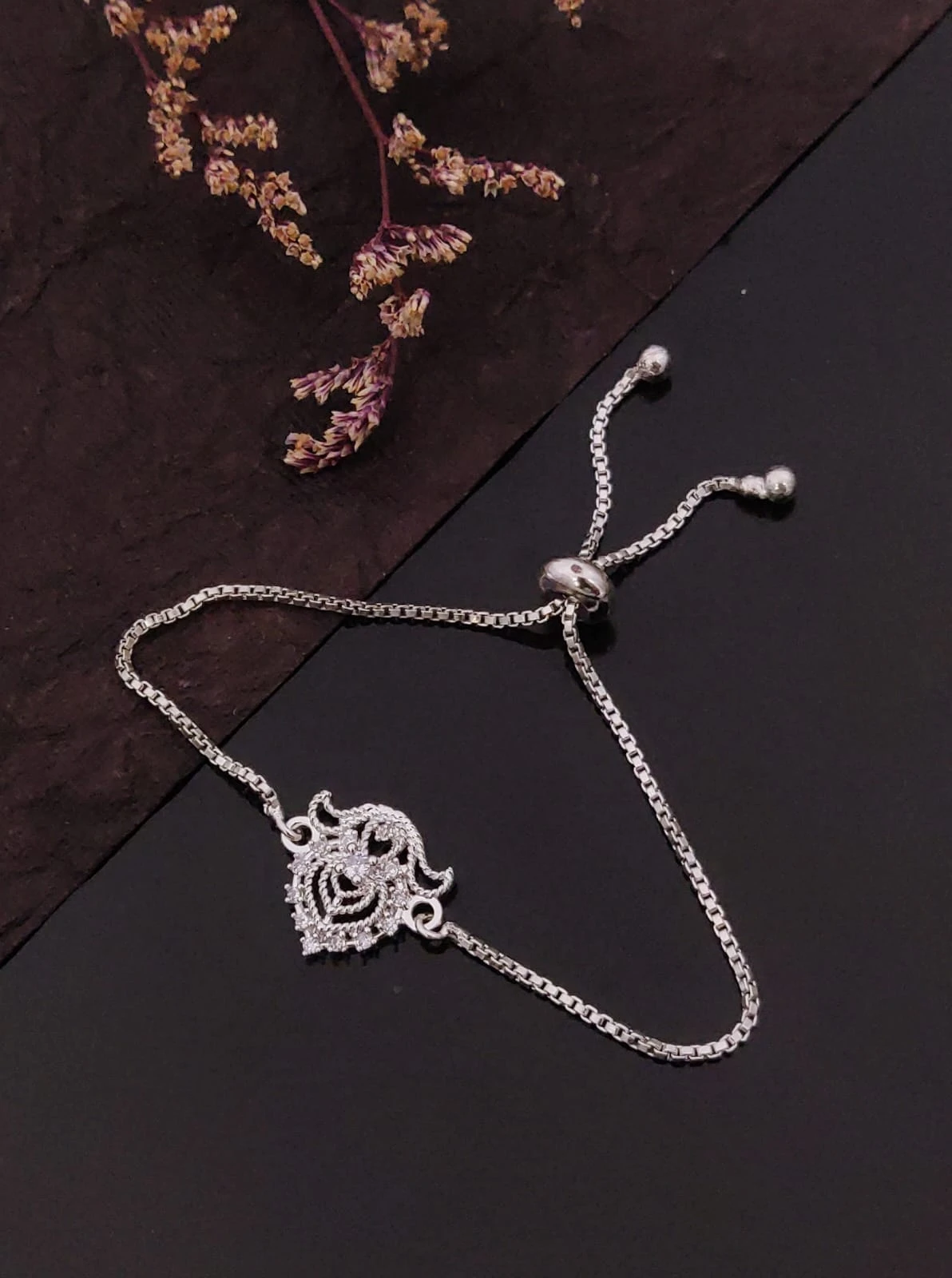 Silver Polished Bracelet, Minimal Silver Chain Bracelet, Everyday Jewelry, Gift for Her