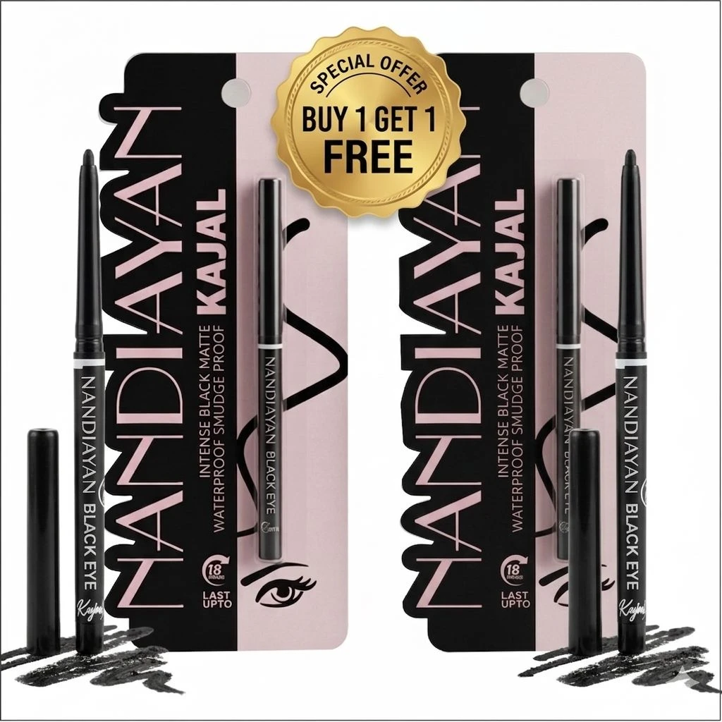 NANDIAYAN BLACK KAJAL 1+1(PINK)