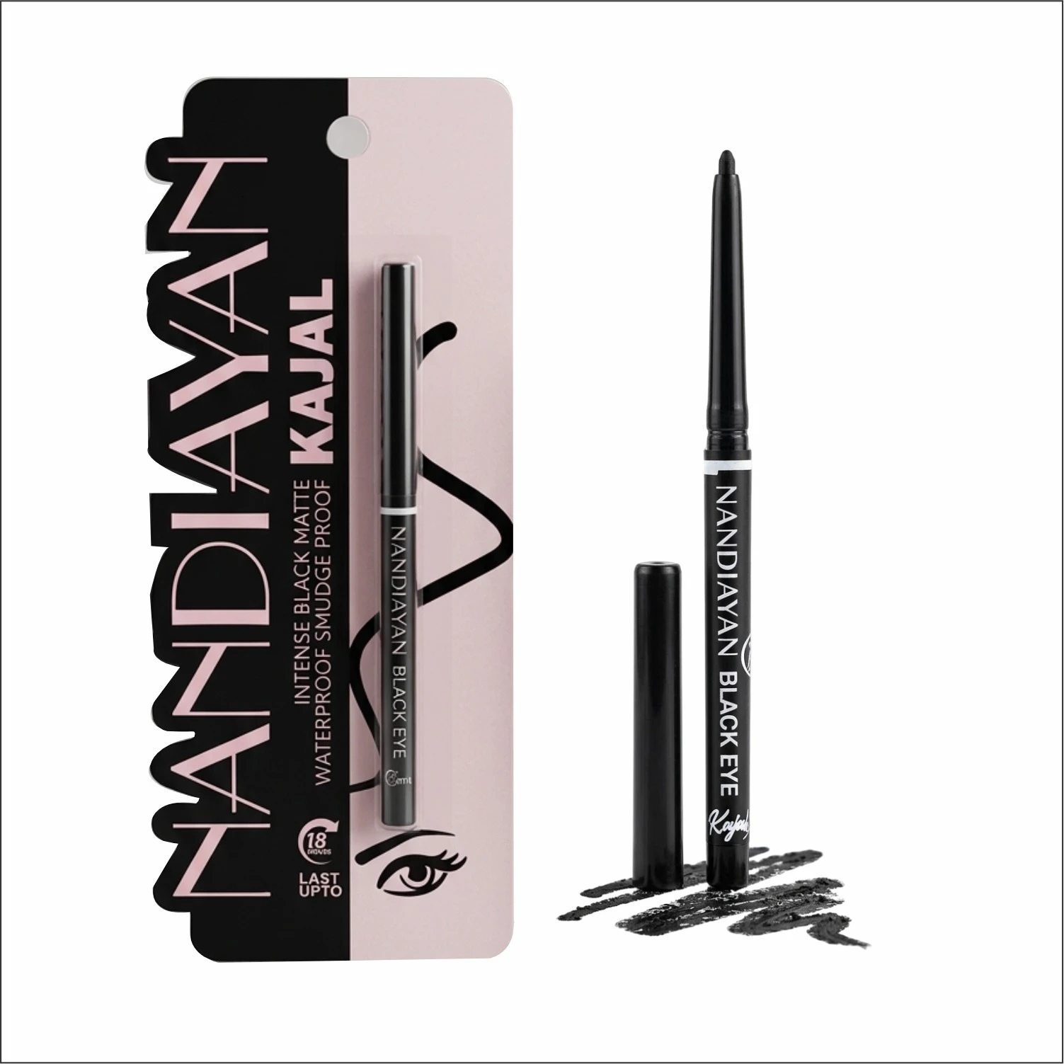 NANDIAYAN BLACK EYE KAJAL PINK