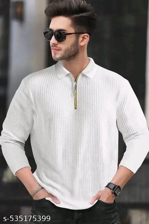 Men Polo Collar T-shirt