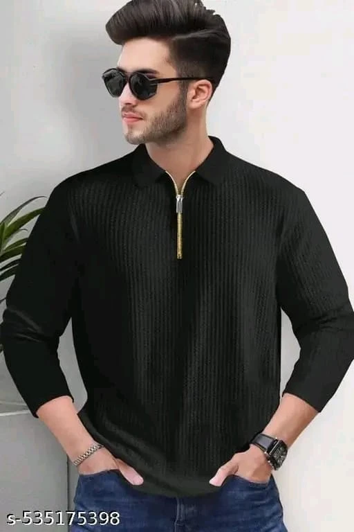 Men Polo Collar T-shirt