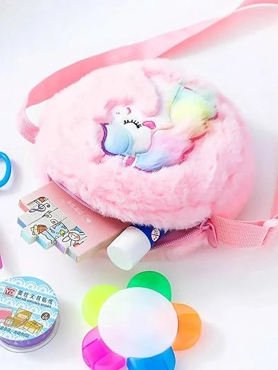 unicorn bag Cute Sling Bags for Women Unicorn Round Sling Bag for Women Kids Side Bag