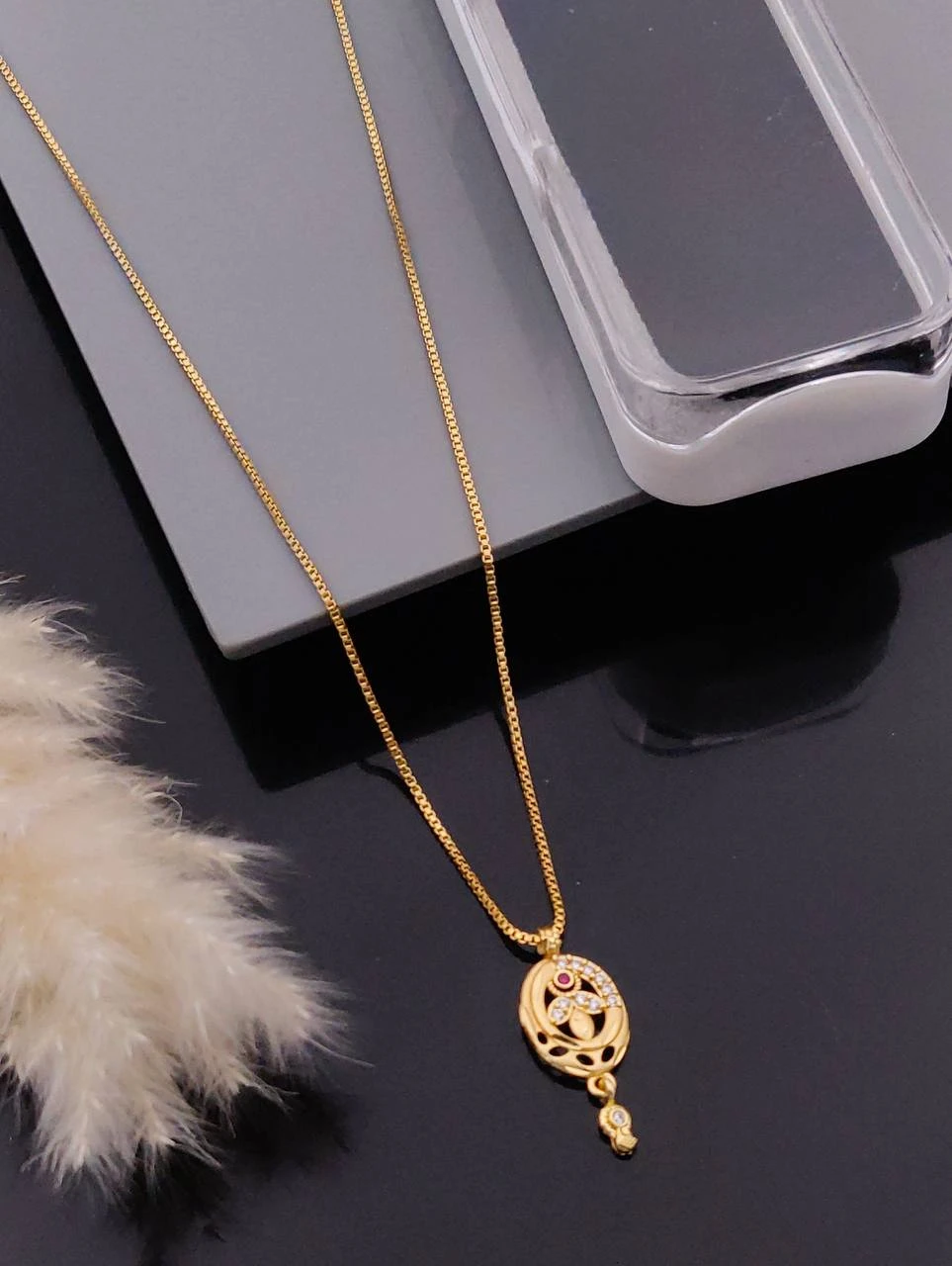 New Design Micro Chain Pendant Set