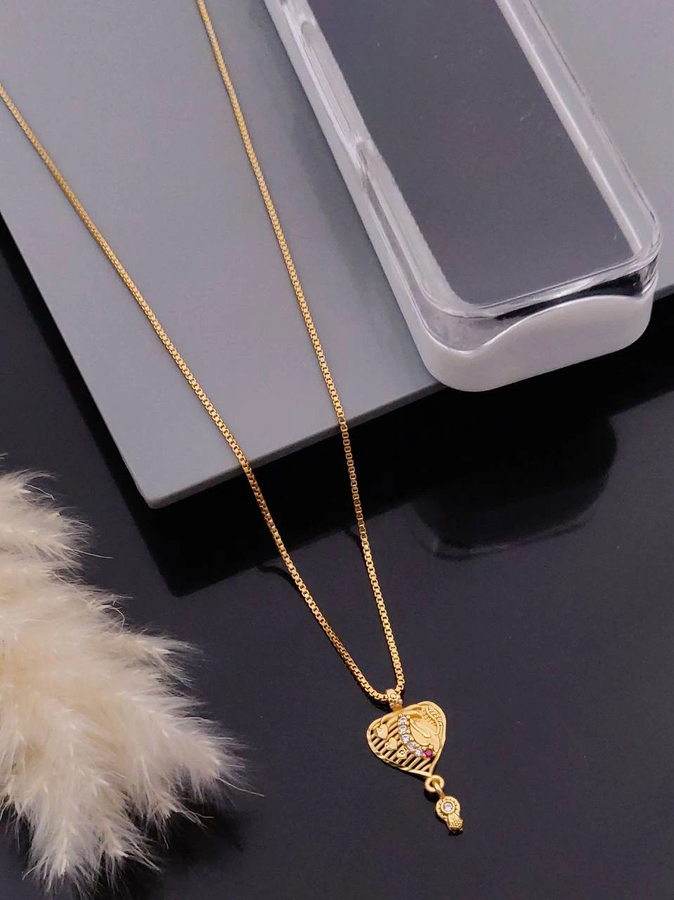 New Design Micro Chain Pendant Set
