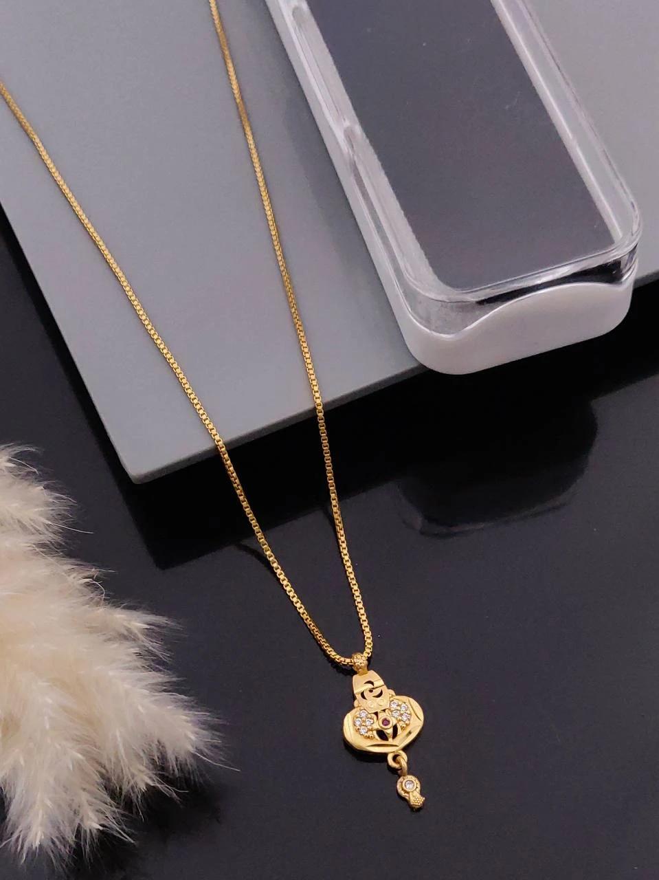 New Design Micro Chain Pendant Set