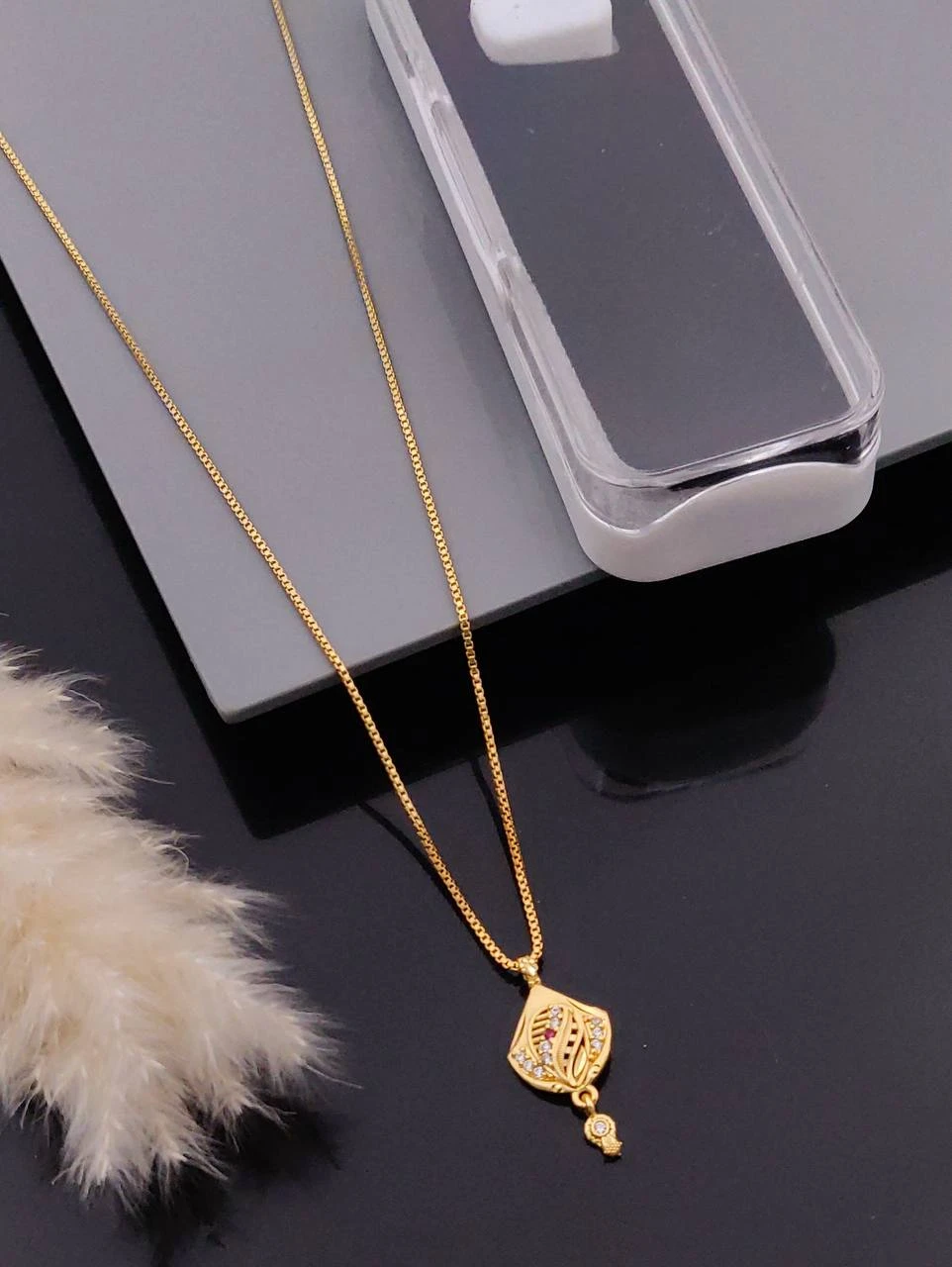 New Design Micro Chain Pendant Set