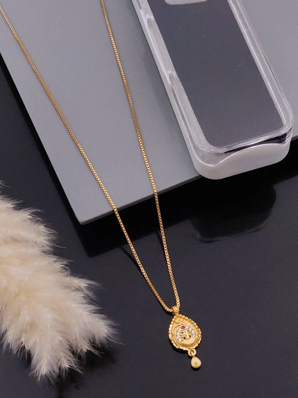 New Design Micro Chain Pendant Set